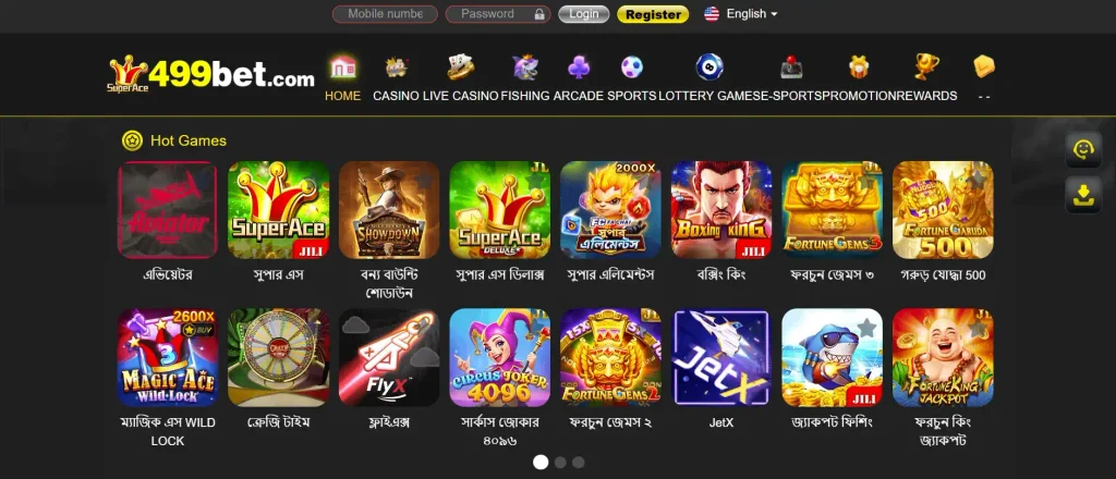 Casino Games at 499Bet